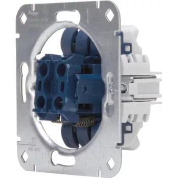 HEINRICH KOPP 507900009 infälld persienn-/rullgardinsknapp-insats, 250V, 10AX, IP20, aluminium