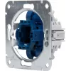 HEINRICH KOPP 508400005 infälld tryckknappsinsats, växelkontakt, 250V, 10AX, IP20, aluminium