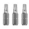 kwb 121610 sexkantigt bitsset, 4/5/6 mm, S2-stål, 25 mm, 3-delat