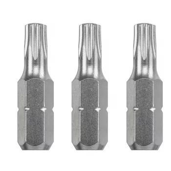 kwb 121610 sexkantigt bitsset, 4/5/6 mm, S2-stål, 25 mm, 3-delat