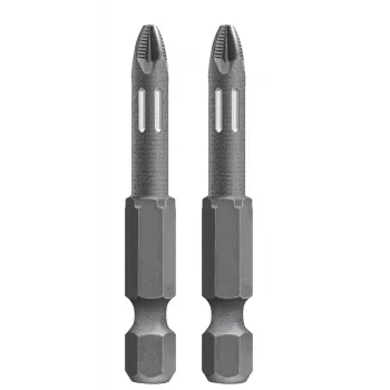 kwb 122153 PoziDriv-bits PZ3, 25 mm, sexkantskaft 1/4 inch, stål, 2 st
