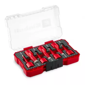 Einhell Diamantborrkronor set, 7 delar, M14 gänga, 6–14 mm, för kakel, keramik, klinker, marmor, granit 500400