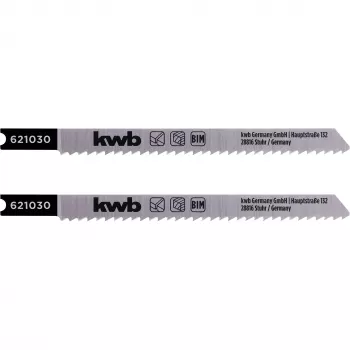 kwb 621030 sticksågblad för trä, slipade, bi-metall, 2 st