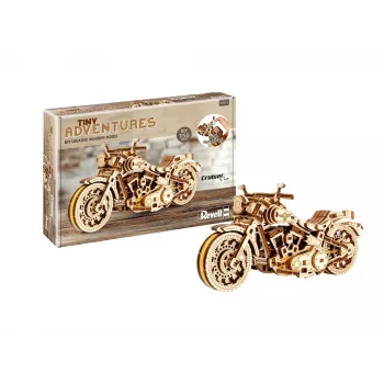 Revell Tiny Adventures Cruiser V-Twin modellbyggsats i trä för motorcykel 00614