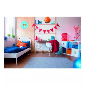 TFA Dostmann 60.3015.06 designväggklocka ljusblå
