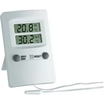 TFA Dostmann digital inomhus-/utomhustermometer vit (30.1009)