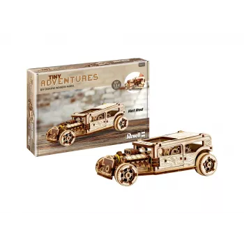 Revell trä Tiny Adventures - Hot Rod trämodellbyggsats 00612