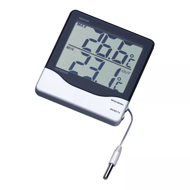 TFA Dostmann kabeltermometer svart-vit (30.1011.K)