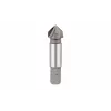 KWB 704840 HSS koniskt försänkningsborr 16 mm, 90°, 3 skär, cylindriskt skaft