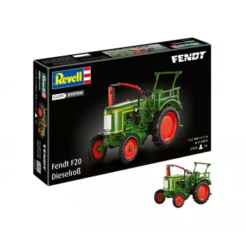 Revell Fendt F20 Dieselroß traktor Click System modellbyggsats 1:24 078289090