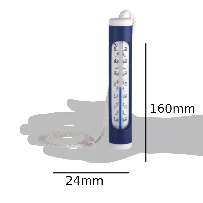 TFA Dostmann 40.2004 flytande pool- och damtermometer blå/vit