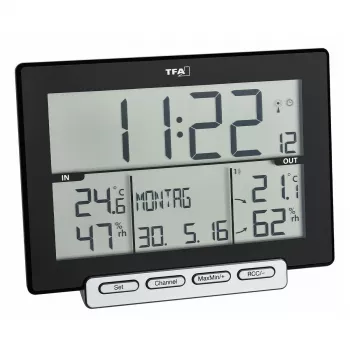 TFA Dostmann 30.3058.01 Trinity trådlös termo-hygrometer