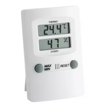 TFA Dostmann digital termo-hygrometer vit (30.5000.02)