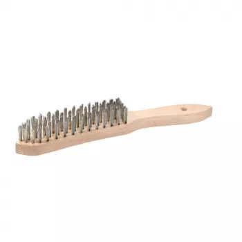 kwb 919950 handstålborste med 4-radig stålborst, 255 mm