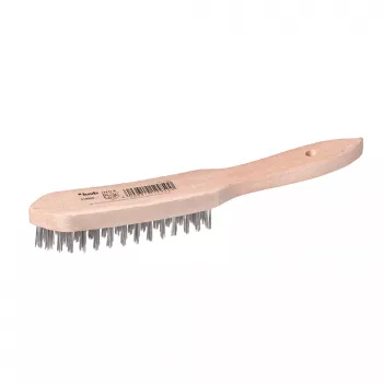 kwb 919950 handstålborste med 4-radig stålborst, 255 mm