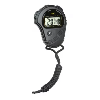 TFA Dostmann digital tidtagarur - LCD-display - svart - plast - LR44 - 70 mm (38.2029)