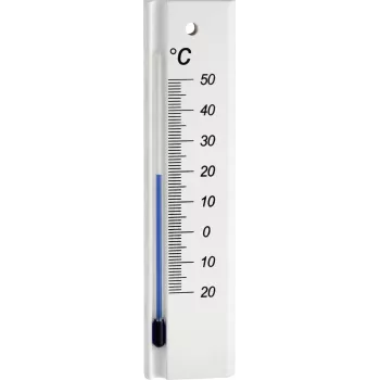 TFA Dostmann analog inomhustermometer bokträ vit 12.1053.09