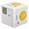 TFA Dostmann Cube Timer digital äggklocka, vit/gul (38.2041.07)