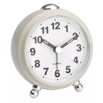 TFA Dostmann 60.1030.09 Quartz Alarm Clock Beige
