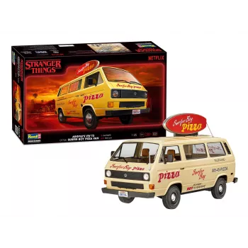 Revell Stranger Things VW T3 Bus Surfer Boy 1:24 plastmodellbyggsats 07725