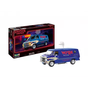 Revell 07732 Squawk Van: Stranger Things, modellbyggsats 1:25, 75 delar