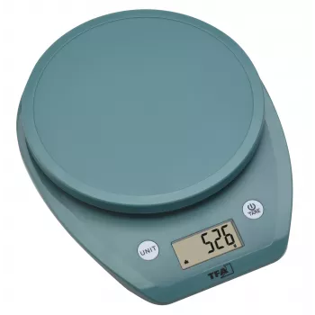 TFA Dostmann MOCHI digital köksvåg 5 kg turkos 50.2007.20