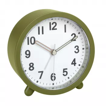 TFA Dostmann 60.1043.04 Quartz Alarm Clock Olive Green