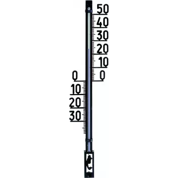 TFA Dostmann Stor analog utomhustermometer, svart 12.6003.01.90