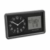 TFA Dostmann 60.3552.01 radioväggklocka svart