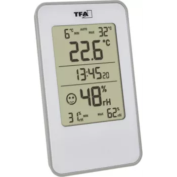 TFA Dostmann 30.5057.02 digital termo-hygrometer inomhus vit