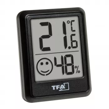 TFA Dostmann digital termo-hygrometer svart 30.5060.01.03