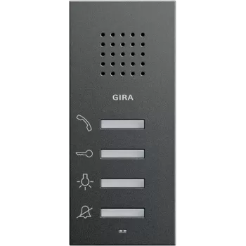 Gira Surface-Mounted Hands-Free Apartment Station Anthracite 125028