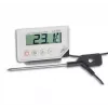 TFA Dostmann 30.1033 digitaltermometer med min/max-minne, vit/silver