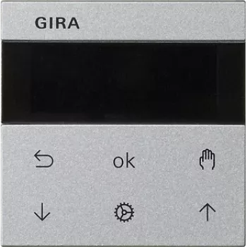 Gira System 3000 persienn- och timerdisplay, renvit 536626