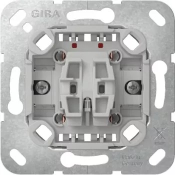 GIRA 310900 vippbrytarinsats, 2-polig, växelbrytare, 10 A, 250 V, infälld montering
