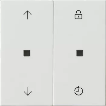 Gira Memory manövermodul, renvit sidenmatt 536303