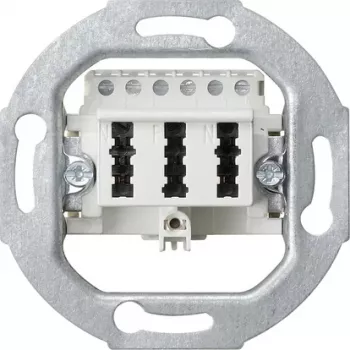 Gira 003302 TAE-anslutningsdosa TAE 3x6 NFN insats vit