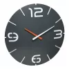 TFA Dostmann design radioväggklocka Contour, svart/vit (60.3536.10)
