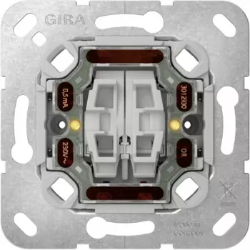 GIRA 384500 serie serieströmbrytare-insats, infälld, 10 AX, 250 V, skruvklämmor