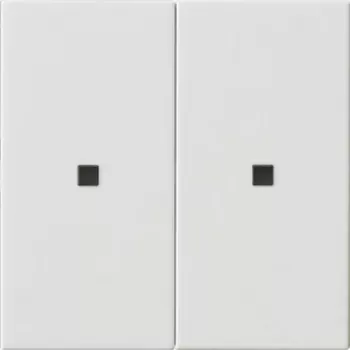 GIRA 510703 KNX RF manöverpanel 2-fack System 55 renvit