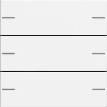 Gira 575327 3-facks vippset för Touch Sensor 4, System 55, renvit