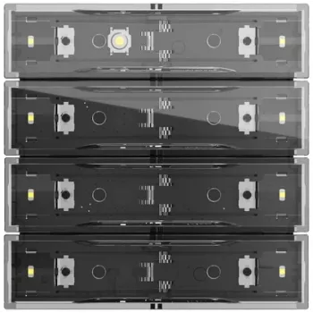 Gira Tastsens.4.70 Standard 4f KNX 531400 - 4-fack KNX trycksensor, ren vit glansig