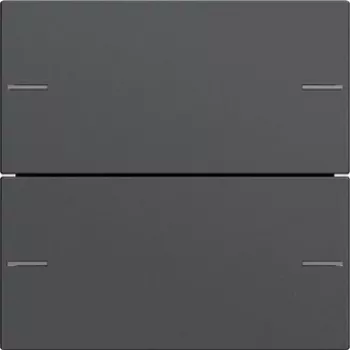 GIRA 575228 vippset 2-fack för trycksensor 4 System 55, ren vit glansig