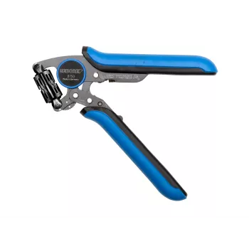 GEDORE CrimpMax 3608150 Professional Crimping Pliers for Insulated Cable Lugs and Butt Connectors, 0.5-6.0 mm² (AWG 20-10), 230 mm, Trapezoidal Crimp, Ratchet with Quick Release 3416437