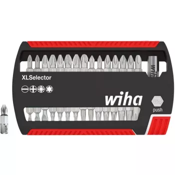 Wiha XSelector 31-delat bitset med spår-, Phillips-, Pozidriv- och TORX-bits 29417