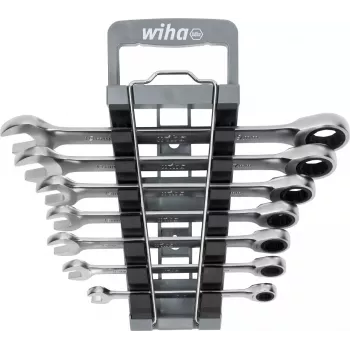 Wiha 45244 spärrnyckelset, 8 delar, 8–19 mm