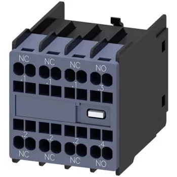 Siemens SIRIUS hjälpkontaktblock 1NO+3NC, frontmontering, skruvklämmor, 3RH2911-2HA13