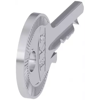 Siemens SIRIUS ACT nyckel för nyckelbrytare, låsnummer S1, metall, silver 3SU19500FD800AA0