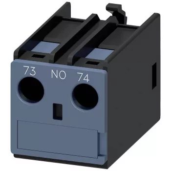Siemens SIRIUS hjälpkontaktblock 1 NO frontmontage för 3RT2 kontaktorer och 3RH2 reläer, skruvklämmor, 690V isolering, 3RH2911-1AA10