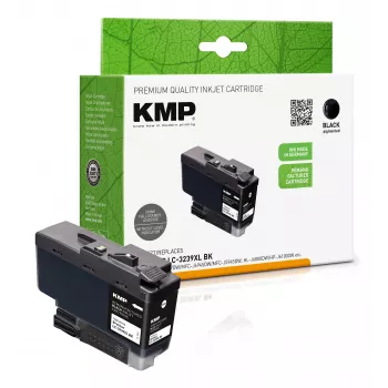KMP kompatibel svart bläckpatron för Brother LC-3239XLBK (1543.4001)